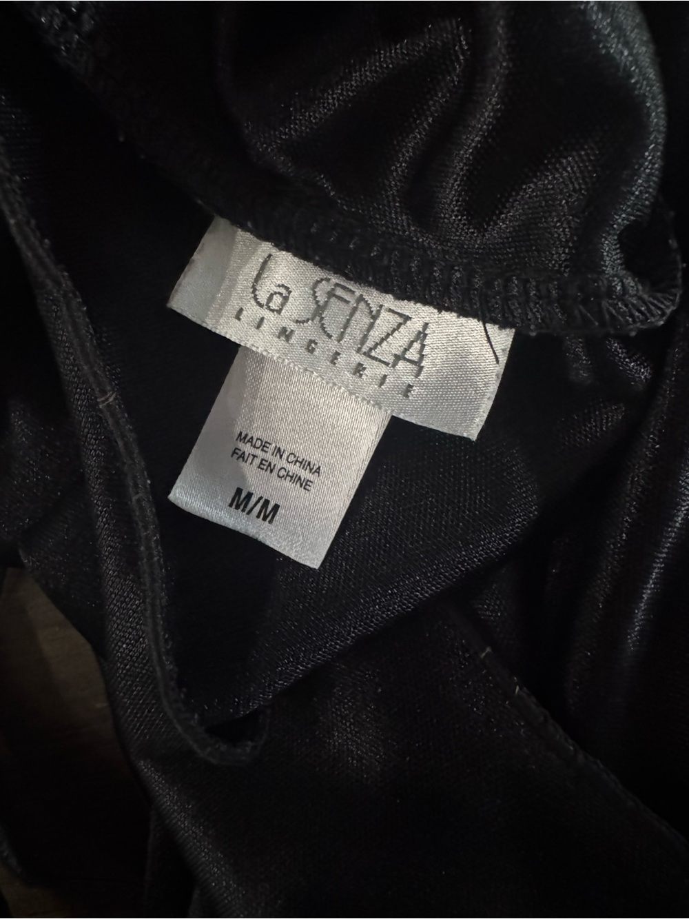 La SENZA Black Lingerie Top - Picture 3 of 6